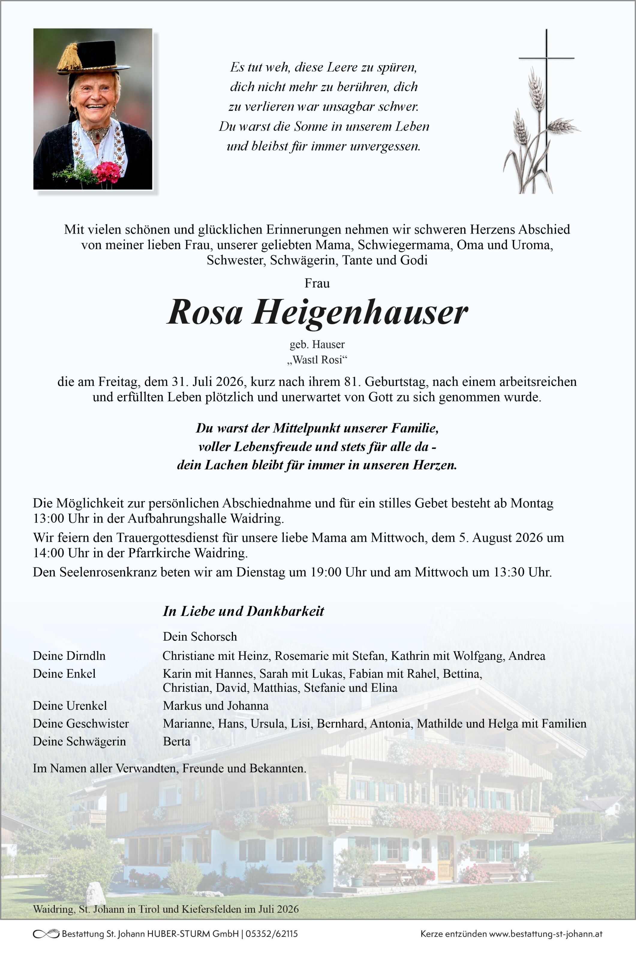 Rosa Heigenhauser